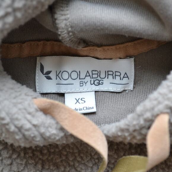 Koolaburra UGG Fleece Hoodie Pullover Oversized XS - Picture 3 of 4